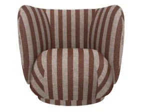 Rico Lounge Chair, Louisiana sand / chocolate