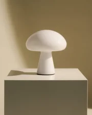 Obello Portable Table Lamp, pearl white