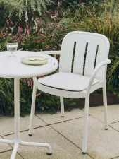 Deville Armchair, cream white