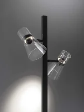 Nocturne Cone F2 Floor Lamp, black