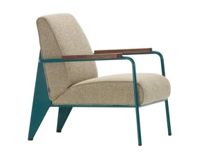 Fauteuil de Salon Lounge Chair, bamboo / terra