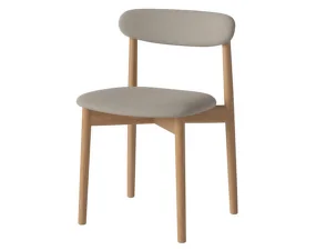 Merge Upholstered Dining Chair Oiled Oak, sand