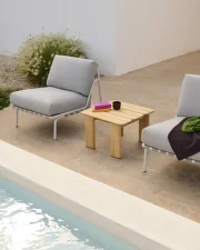 Assemble Coffee Table, 55x55 cm teak