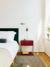 USM Haller M54 Bedside Table, ruby red
