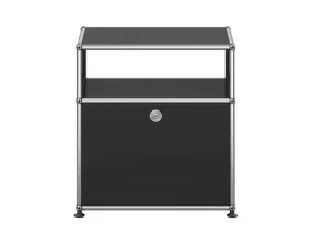 USM Haller M55 Bedside Table, graphite black