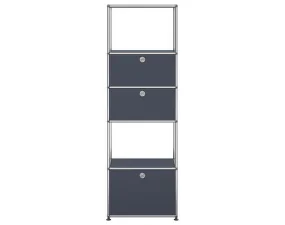 USM Haller Shelving Unit M52, anthracite