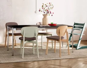USM Haller T59 Desk, nero linoleum