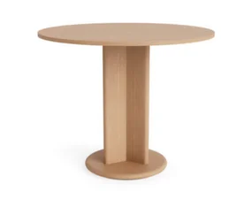 Chisel 29 Table Round Ø90, lacquered oak