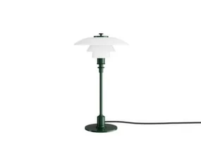 PH 2/1 Table Lamp, glossy dark green