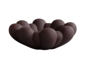 Bloom Tray Big, chocolate brown