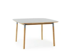 Form Table 120x120 cm Oak, grey