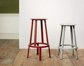 Revolver Counter Stool H65, sky grey