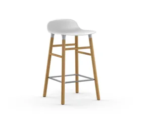 Form Bar Chair 65 cm Oak, white