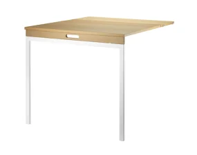 String Folding Table, oak/white