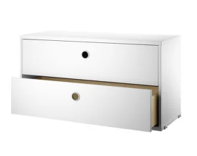 String Chest of Drawers 78 x 30, white