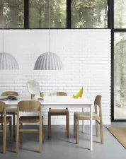 Under The Bell Pendant Lamp Ø82, white melange