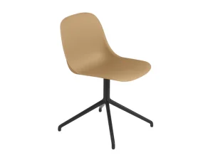 Fiber Side Chair Swivel Base, ochre