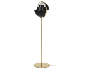 Multi-Lite Floor Lamp, soft black/brass