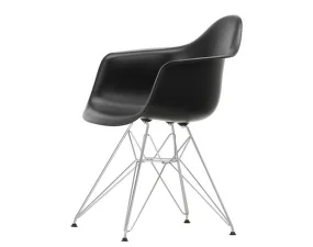 Eames Plastic Armchair DAR, deep black