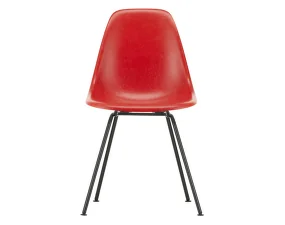 Eames Fiberglass Side Chair DSX, red