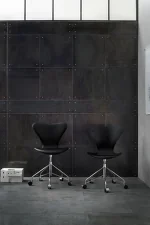 Series 7™ Chair Swivel Base, chrome/elm