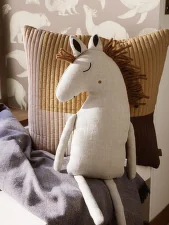 Safari Horse Cushion, natural
