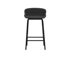 Hyg Barstool 65 cm Full Upholstery, black/Main Line Flax