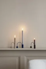 Balance Candle Holder, black brass