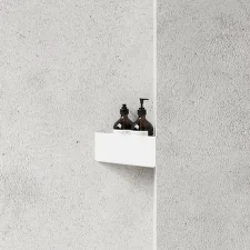 Bath Shelf Corner, white