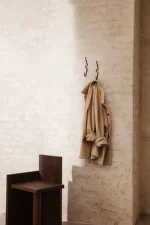 Curvature Hook, black brass