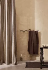 Curvature Towel Hanger, black brass