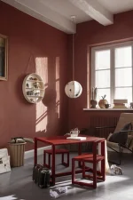 Little Architect Table, poppy red