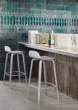 Visu Counter Stool 65 cm, grey/Steelcut Trio 105