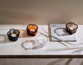 Aalto Tealight Candleholder 60 mm, linen