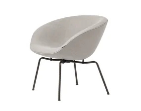 Pot™ Lounge Chair, brown bronze/light warm grey