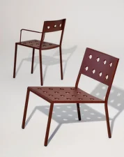 Balcony Lounge Armchair, iron red