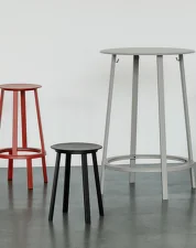 Revolver Table, lava red