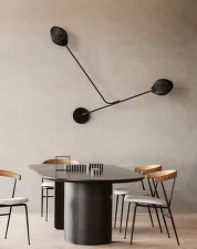 Satellite Wall Lamp, soft black