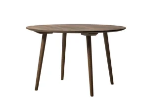 In Between SK4 Table Ø120, smoked oiled oak