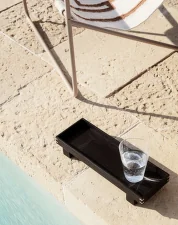 Bon Wooden Tray X Small, dark stained black