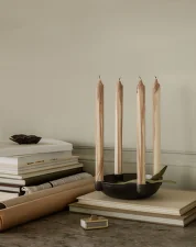 Dryp Candles Set of 2, beige
