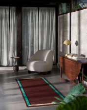 Framed AP14 Rug, plum