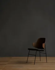 Penguin Dining Chair, walnut/Dakar 0842