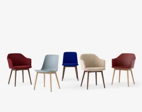 Rely HW71 Chair, walnut/stone grey