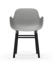 Form Armchair Black, grey