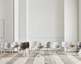 Seed Dining Chair Metal, grey / grey