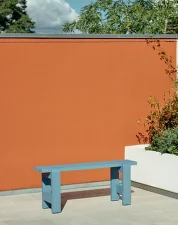 Weekday Bench 111 cm, azure blue