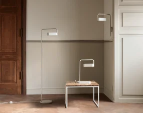 Scribe Floor Lamp, matt creme