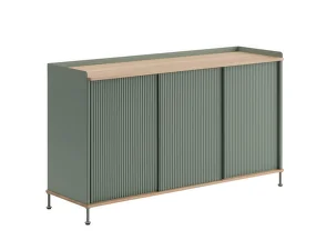 Enfold Sideboard 148x85, oak/dusty green