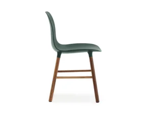 Form Chair Walnut, green